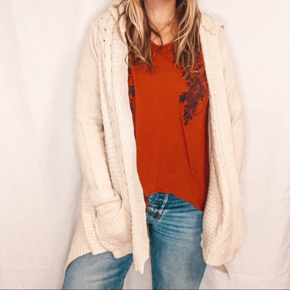 Love Tree Hoodie Cardigan
